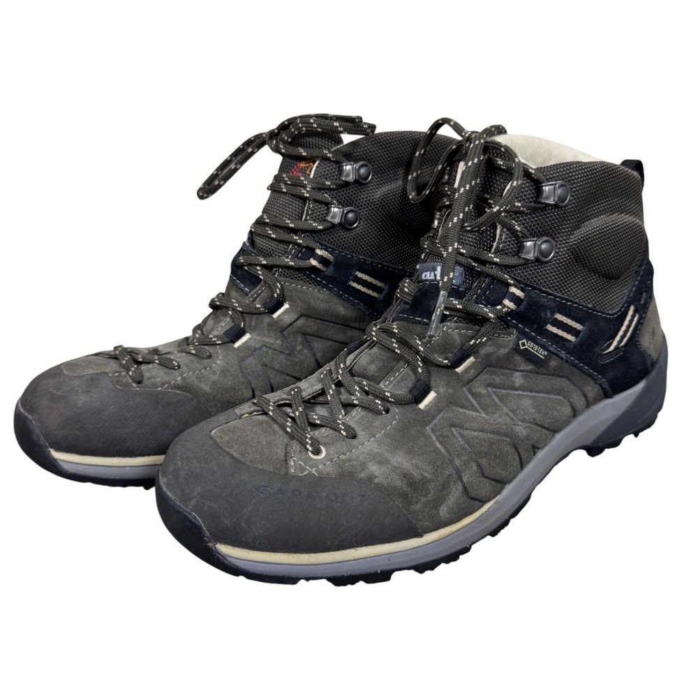 Garmont Santiago Mid GTX Men's Hiking Boots Grey Black Gore-Tex Vibram Sz 8.5
